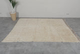 Moroccan Wool Beni Ourain Rug 6.8x8.3 ft - Handmade Ivory Berber Rug