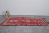 Vintage Moroccan Rug – 3.6 x 7.8 ft | Handwoven Berber Design