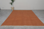 Flatwoven Custom Moroccan Rug in Terracotta