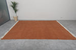 Flatwoven Custom Moroccan Rug in Terracotta