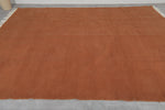 Flatwoven Custom Moroccan Rug in Terracotta