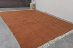 Flatwoven Custom Moroccan Rug in Terracotta