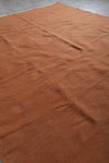 Flatwoven Custom Moroccan Rug in Terracotta