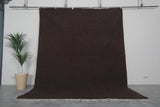 Flatwoven Custom Moroccan Rug in Dark Brown