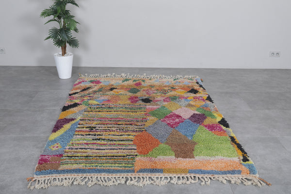 Tribal berber rug – 5.2 x 7.7 ft | Colorful handmade Moroccan carpet