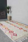 Vibrant Diamond Pattern Moroccan Rug 4.9 x 8.5 ft - Artisan Made