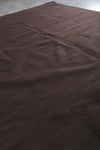 Flatwoven Custom Moroccan Rug in Dark Brown