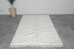 Minimalist Moroccan Rug 4.9 x 7.3 ft - Handwoven Berber Dots