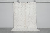 Minimalist Moroccan Rug 4.9 x 7.3 ft - Handwoven Berber Dots