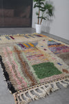 Tribal Moroccan rug 5.4 X 7.2 Feet