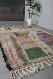 Tribal Moroccan rug 5.4 X 7.2 Feet