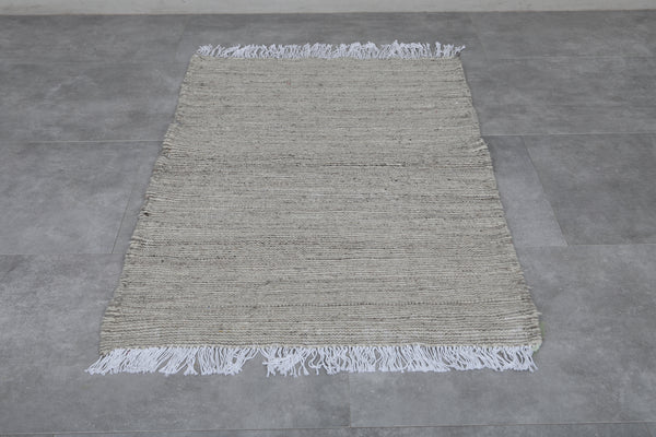 Moroccan rug – Neutral handwoven with subtle texture | 3.3 FT x 5.1 FT