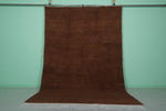 Moroccan Brown Wool Rug - 8 x 11.8 ft | Handwoven Home Elegance