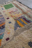 Tribal Moroccan rug 5.4 X 7.2 Feet