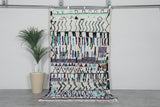Boho Moroccan Rug 4.5 x 8.4 ft - Handmade Berber Wool Carpet
