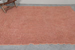 Handwoven Moroccan Wool Rug - Custom Size with Classic Geometric Design