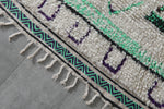 Boho Moroccan Rug 4.5 x 8.4 ft - Handmade Berber Wool Carpet