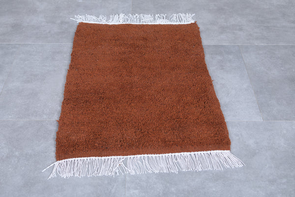 Beni ourain Moroccan rug 2.2 x 3.3 ft – Compact handmade design