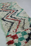 Vintage Handmade Moroccan Azilal Runner Rug – 3 x 7 FT, Vibrant Zigzag Design