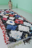 Handmade Moroccan Boucherouite Runner Rug - Colorful Patchwork 2.7 FT x 7.5 FT