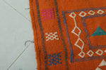 Moroccan Orange Kilim 3 FT X 4.8 FT