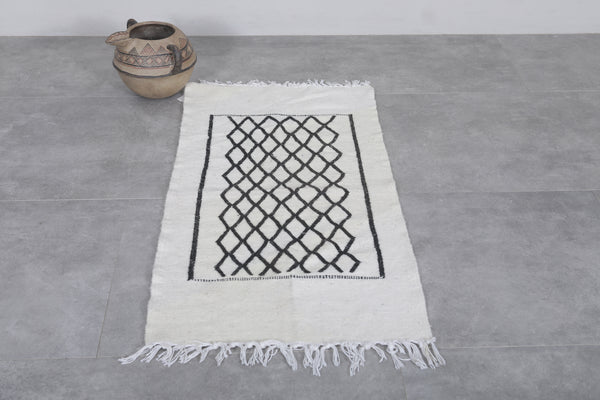Moroccan handwoven kilim - 1.9x4.1 FT