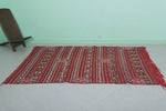 Moroccan Red Rug – 4.4 FT x 7.1 FT | Handwoven Berber Design