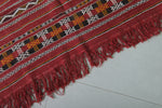 Moroccan Red Rug – 4.4 FT x 7.1 FT | Handwoven Berber Design