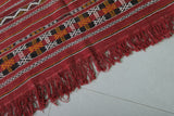 Moroccan Red Rug – 4.4 FT x 7.1 FT | Handwoven Berber Design