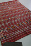 Moroccan Red Rug – 4.4 FT x 7.1 FT | Handwoven Berber Design