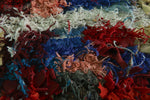 Colorful Boucherouite Moroccan Rug - 2.6 FT X 5.3 FT | Handmade Berber Decor
