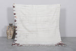 Square handwoven berber moroccan rug - 4.1 FT X 4.8 FT