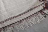 Square handwoven berber moroccan rug - 4.1 FT X 4.8 FT