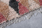 Vintage handmade moroccan runner rug 2.7 FT X 6.3 FT