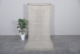 Beige flatwoven berber Moroccan rug