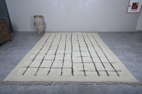 Beni ourain rug ivory - All wool berber rug - Moroccan rug cream