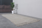 Beige flatwoven berber Moroccan rug