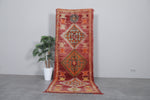 Boujaad Moroccan Runner Rug – 3.5 x 9.6 ft | Bold Vintage Hallway Rug