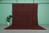 Large Moroccan Rug – Rich Solid Brown | 10 FT x 13.6 FT