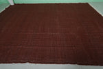 Large Moroccan Rug – Rich Solid Brown | 10 FT x 13.6 FT