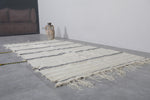 Berber flatwoven Moroccan rug  4 FT X 7.7 FT