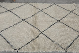 Handmade Moroccan Beni Ourain Rug – 3 x 4.8 ft | Small Wool Carpet