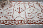 Moroccan rug Beni ourain 3.2 X 5.2 Feet