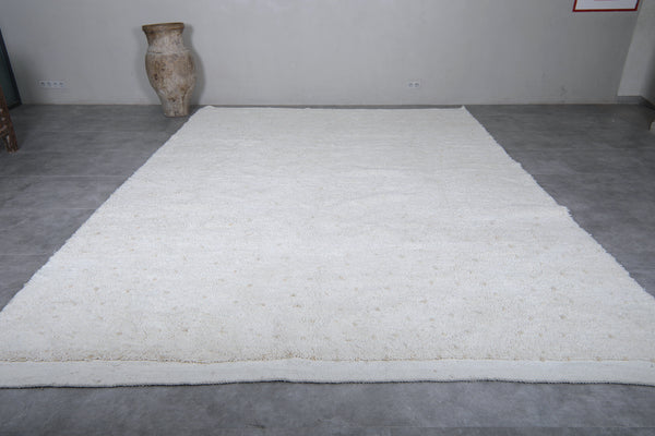 White Custom size Moroccan Carpet