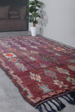 Handwoven Boujaad Moroccan Rug - 6.3 x 11 Feet | Unique Tribal Patterns