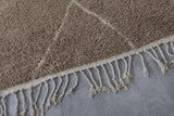 Light Brown Moroccan Rug – Custom Trellis Design