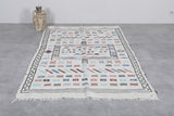 Amazing flatwoven moroccan berber rug