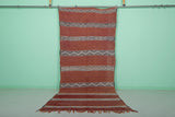 Moroccan Kilim Rug - 5 FT X 11.9 FT - Traditional Handmade Berber Design