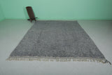 Grey Handmade Moroccan rug  8.3 ft x 10.2 ft