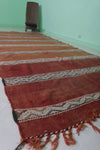 Moroccan Kilim Rug - 5 FT X 11.9 FT - Traditional Handmade Berber Design